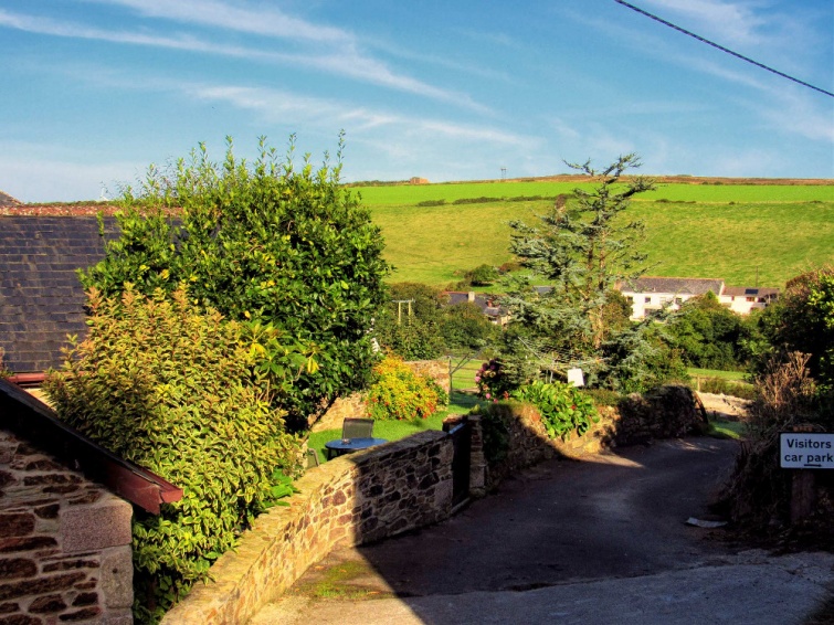 View from Wildflower Holiday Cottage Cornwall